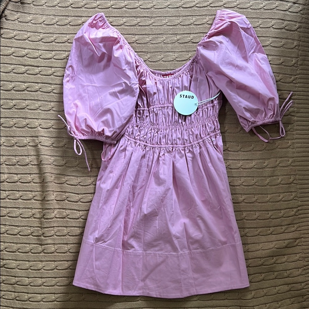 STAUD Faye Mini Dress